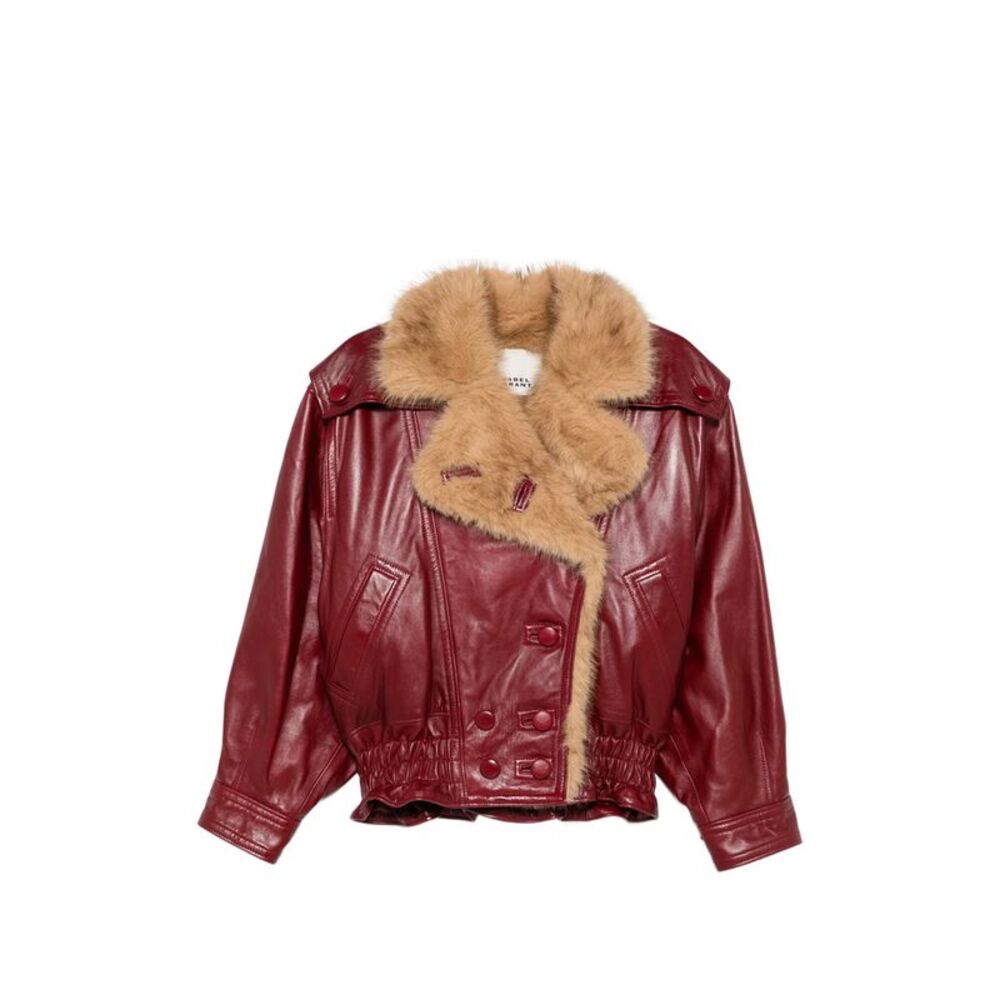 Isabel Marant Red Jackets - Leather Jackets Women